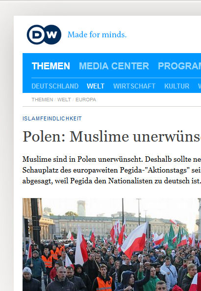 Coverage on Poland